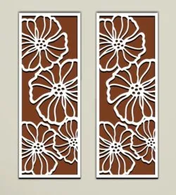 Design pattern screen panel