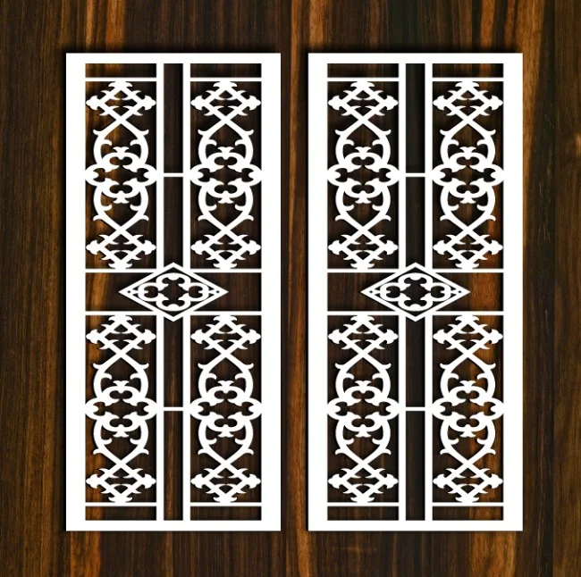 Design pattern screen panel