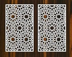 Design pattern screen panel