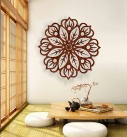 Flower mandala wall decor