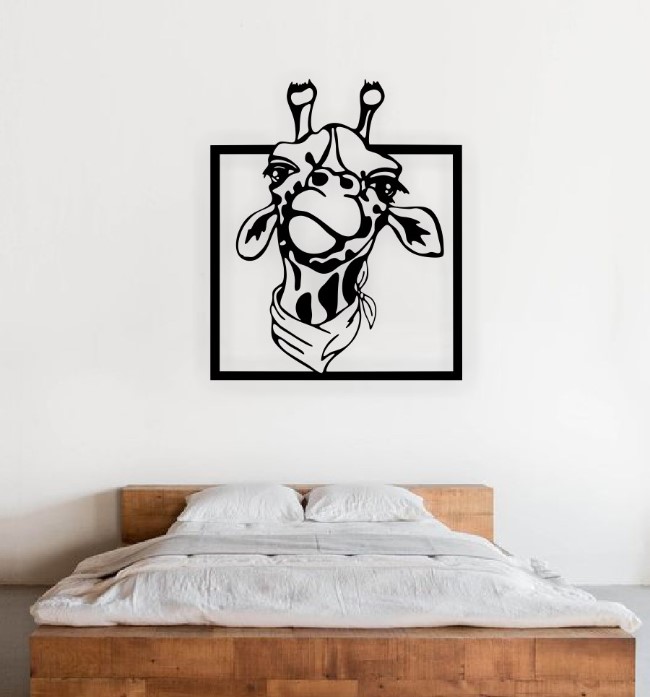 Giraffe wall decor