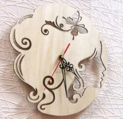 Girl clock