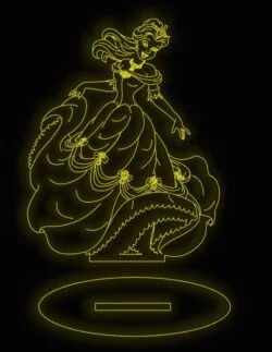 Illusion led lamp Belle Princess