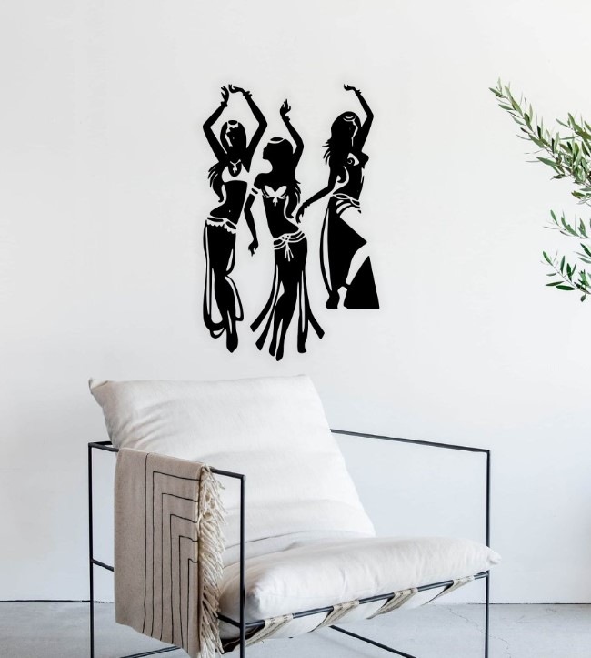 India dancers wall decor