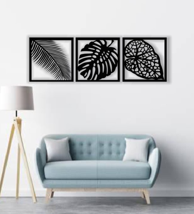 Leaf wall art