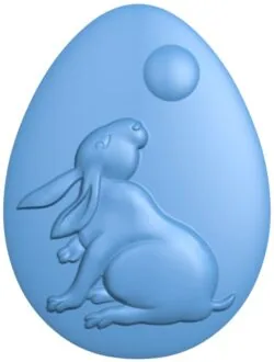 Rabbit-shaped egg