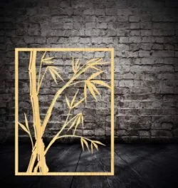 Bamboo wall decor