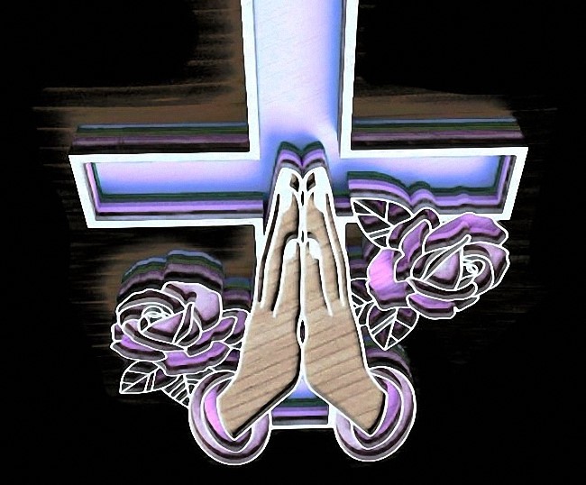 Cross with hand