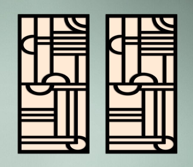 Design pattern panel screen