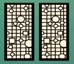 Design pattern panel screen