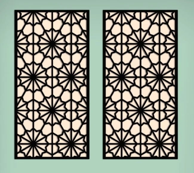 Design pattern panel screen