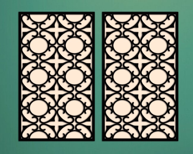 Design pattern panel screen