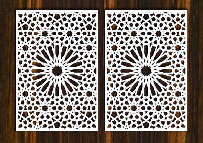 Design pattern panel screen