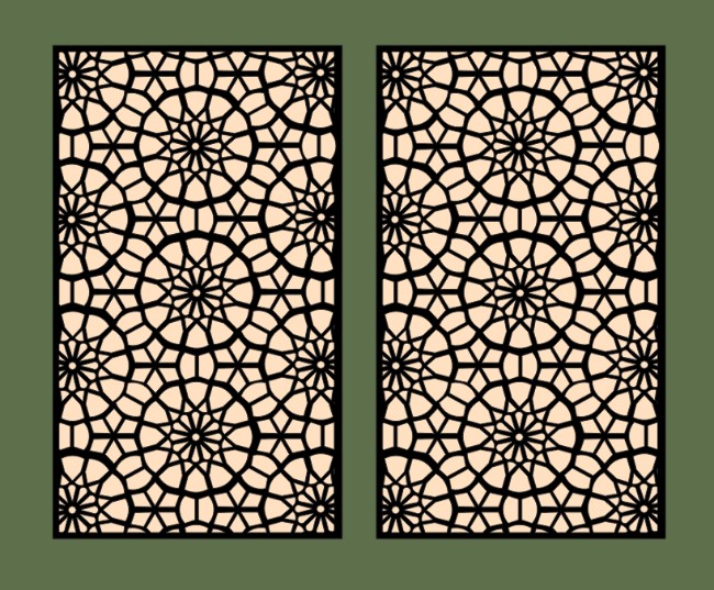 Design pattern panel screen