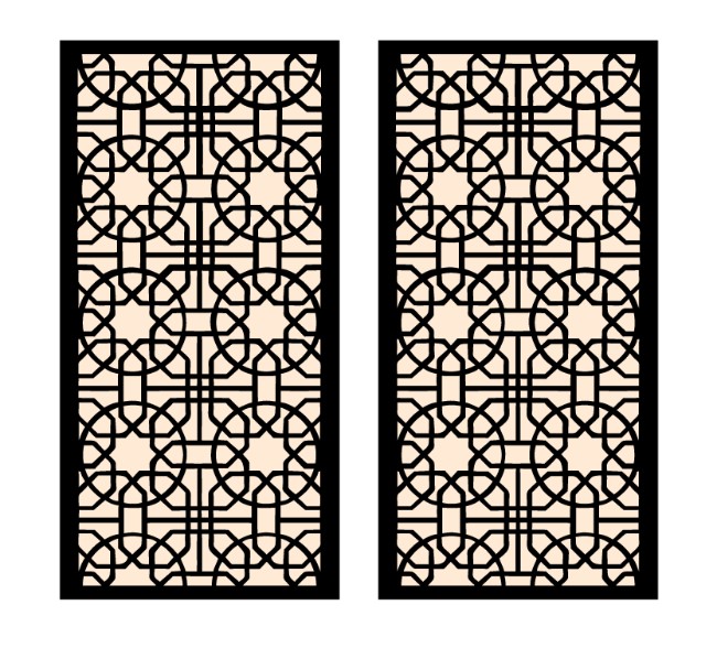 Design pattern panel screen