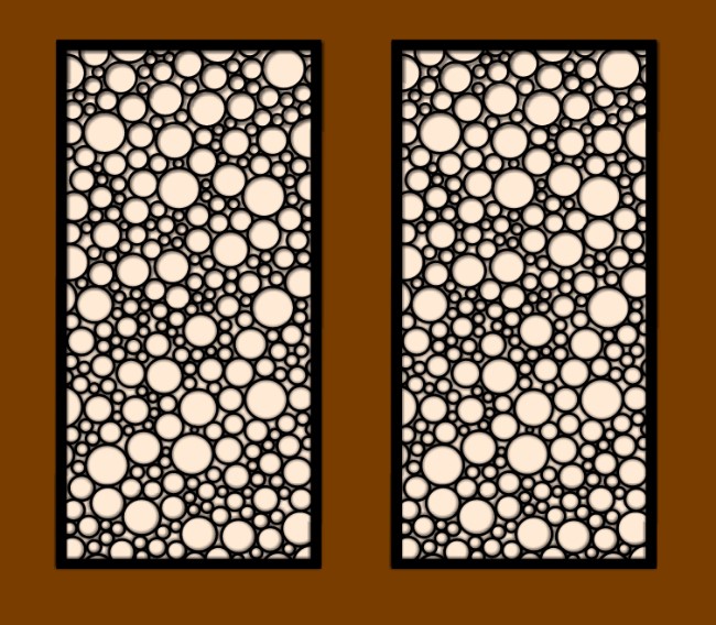 Design pattern panel screen