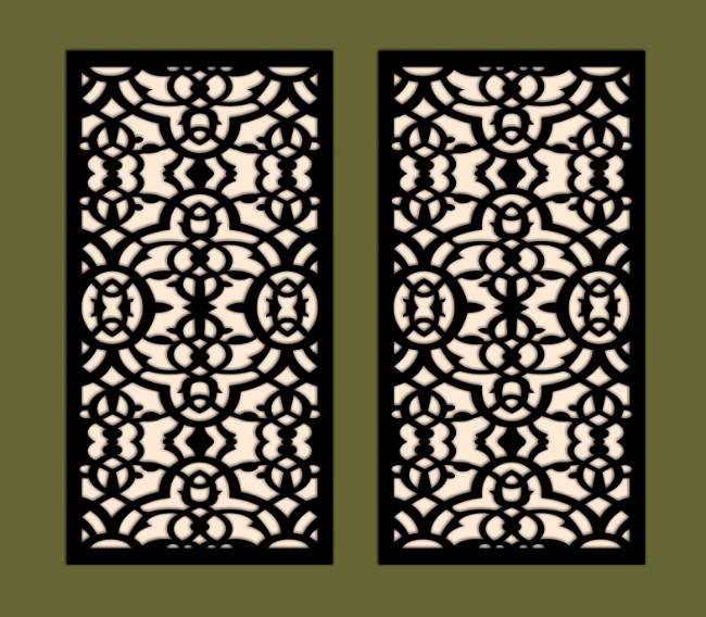 Design pattern panel screen