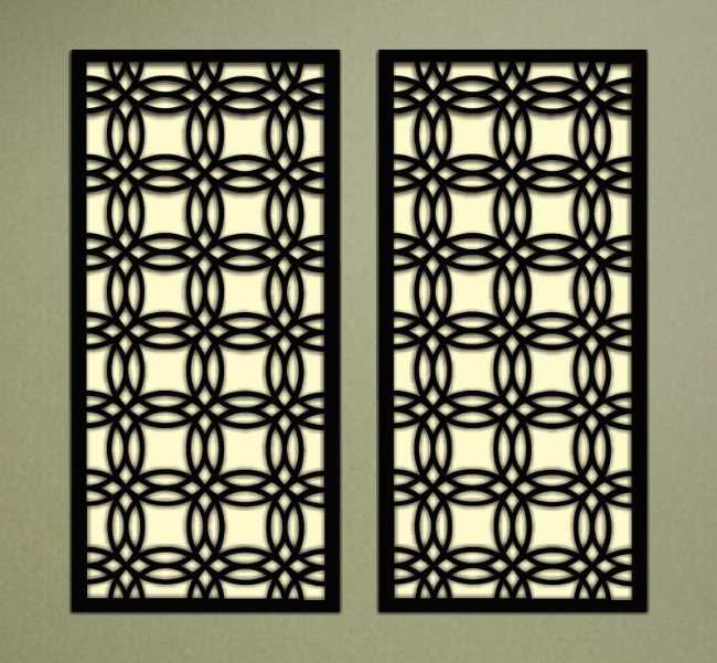 Design pattern panel screen