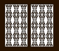 Design pattern screen panel