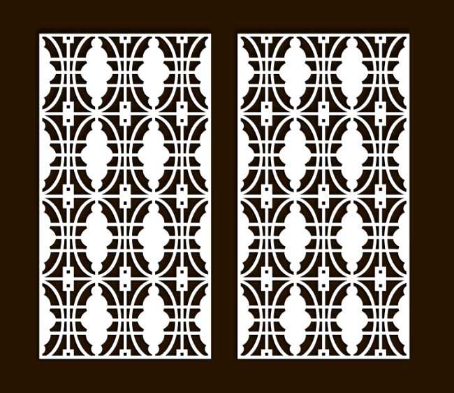 Design pattern screen panel