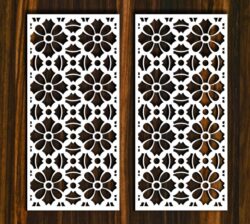 Design pattern screen panel