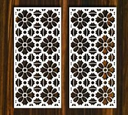 Design pattern screen panel