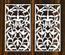 Design pattern screen panel