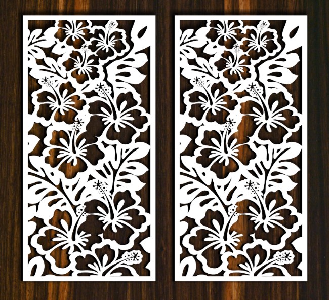 Design pattern screen panel