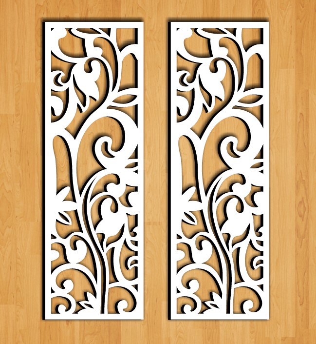 Design pattern screen panel