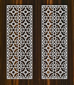 Design pattern screen panel