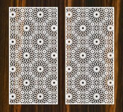 Design pattern screen panel