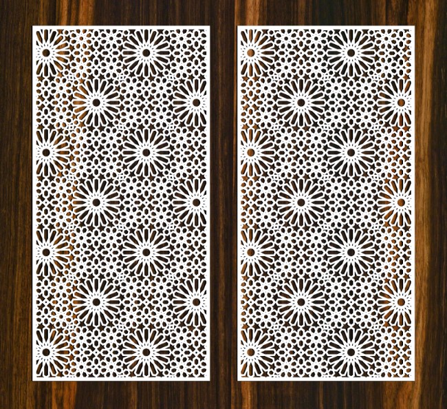 Design pattern screen panel