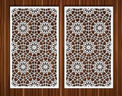 Design pattern screen panel