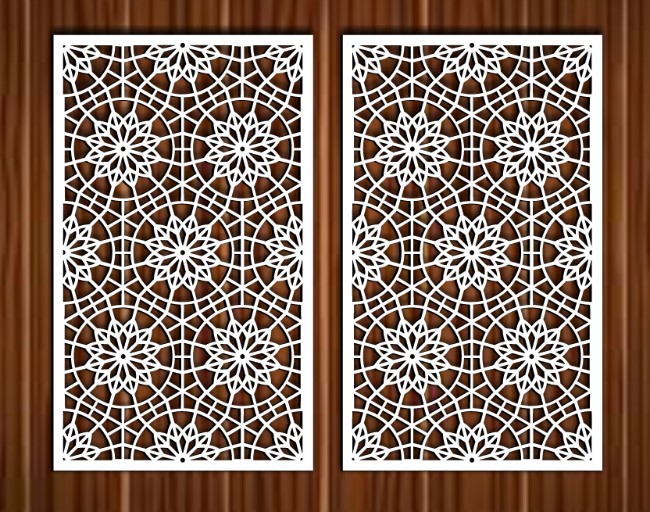 Design pattern screen panel