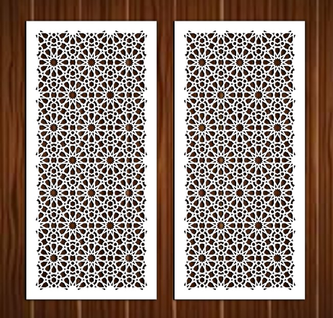 Design pattern screen panel