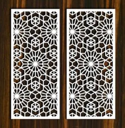 Design pattern screen panel