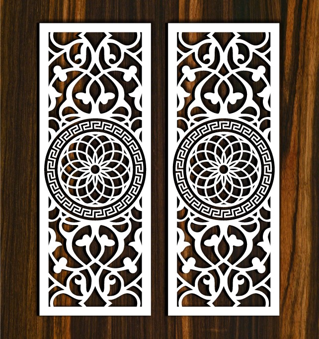 Design pattern screen panel