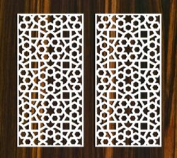 Design pattern screen panel