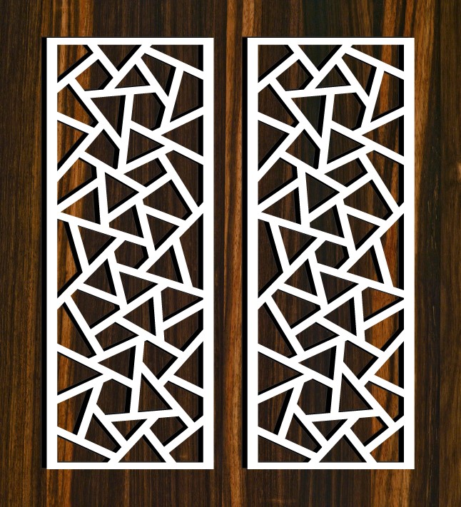 Design pattern screen panel