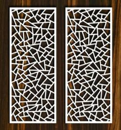 Design pattern screen panel