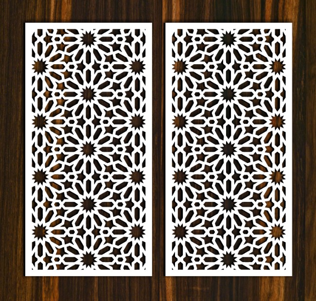 Design pattern screen panel