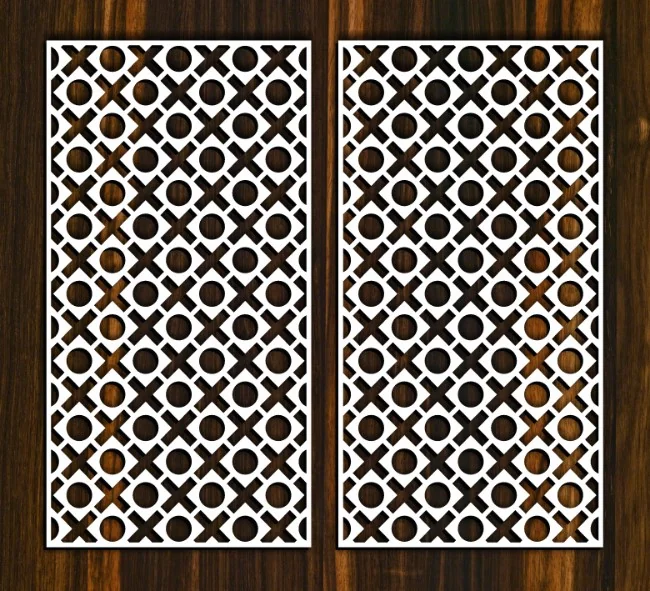 Design pattern screen panel