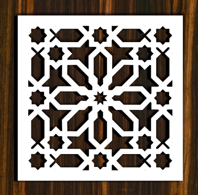 Design pattern screen panel