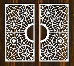 Design pattern screen panel