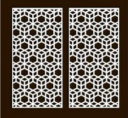 Design pattern screen panel