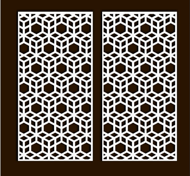 Design pattern screen panel