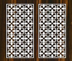 Design pattern screen panel