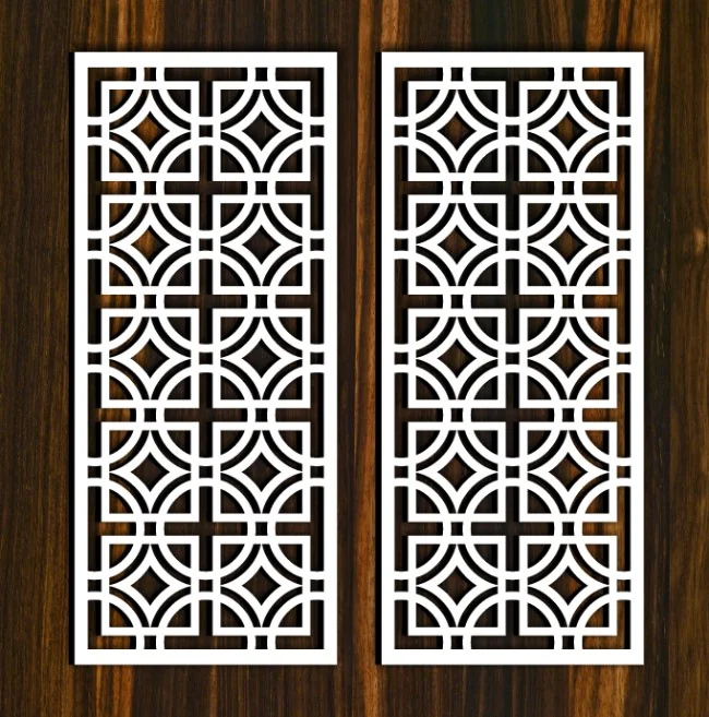 Design pattern screen panel