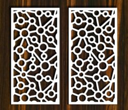 Design pattern screen panel