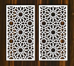 Design pattern screen panel